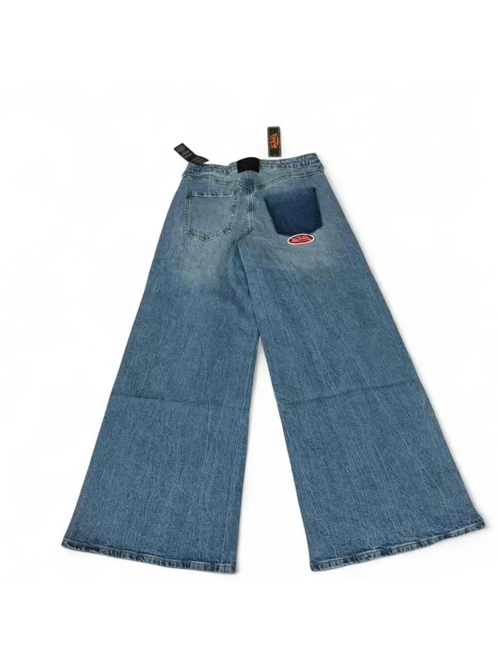 Von Dutch original y2k style baggy jeans with cool print - Picture 1 of 8